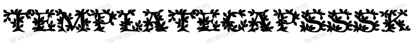 TemplateCapsSSK Bold字体转换
